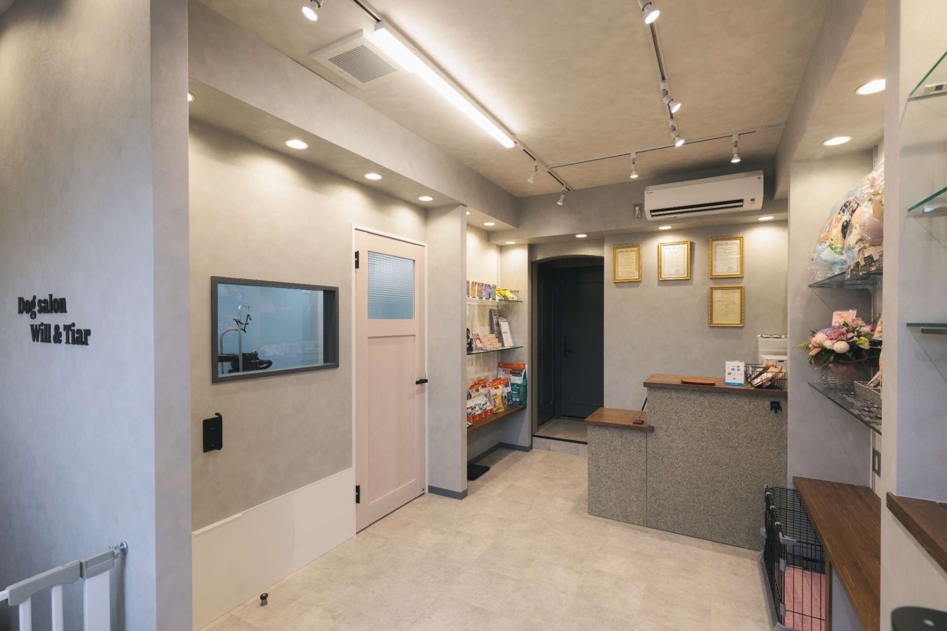 Dog salon Will&Tiar様 新装工事